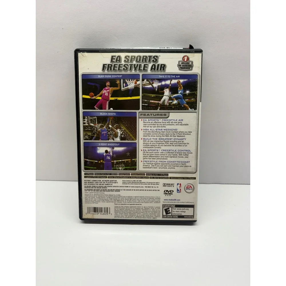 NBA Live 2005 PS2 PlayStation 2 Complete CIB Allen Iverson EA Sports Untested